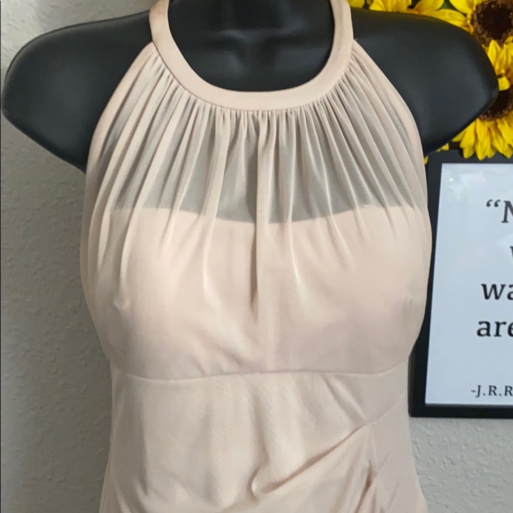 Tan Bridesmaid Dress